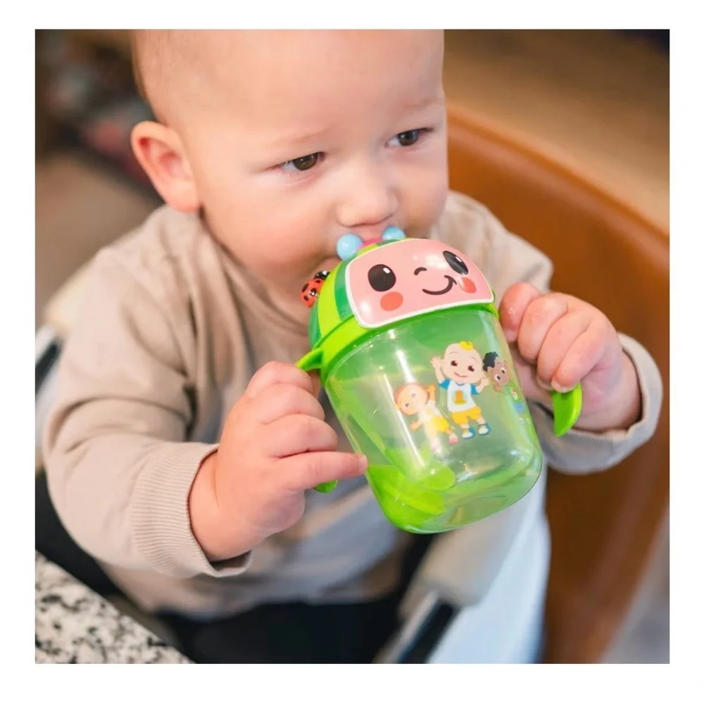 The First Years Cocomelon Weighted Straw Cup